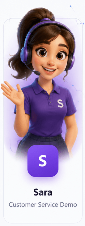 Sara - Customer Service Demo